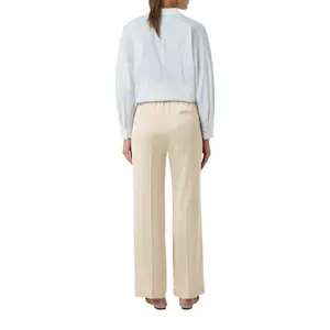 Women's Satin Elasticated Waist Trousers COMMA Marlene image-3