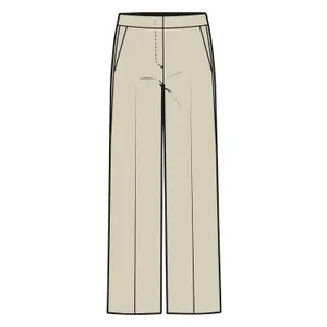 Women's Satin Elasticated Waist Trousers COMMA Marlene image-4