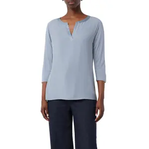 Women's 3/4 Sleeve Satin Finish T-Shirt COMMA image-2