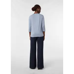 Women's 3/4 Sleeve Satin Finish T-Shirt COMMA image-4
