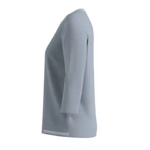 Women's 3/4 Sleeve Satin Finish T-Shirt COMMA image-6