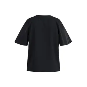 Women's Mixed Fabric T-shirt COMMA image-1