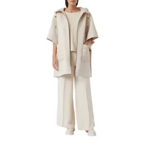 Women's Pleated Round Neck Soft Modal Jersey Top COMMA image-6