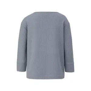 Women's Pleated Round Neck Soft Modal Jersey Top COMMA image-1