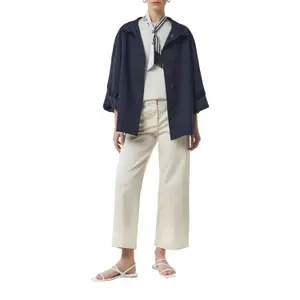 Women’s Shiny Wide Leg Trousers COMMA image-6