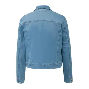 Women's Button-Down Collar Denim Jacket COMMA image-1