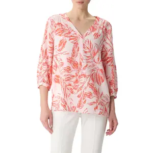 3/4 Sleeve Printed Pattern Blouse Women COMMA image-0