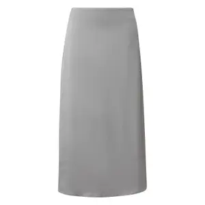 Structured Satin Maxi Skirt Women COMMA image-0