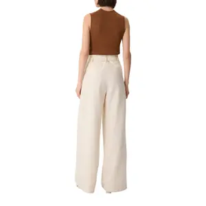 Fitted Fine Knit High Neck Vest Women COMMA image-5