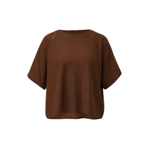 Short Sleeve Fine Knit Casual Fit Women's Pullover COMMA image-0