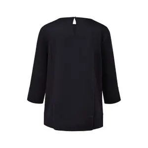 3/4 Sleeve Viscose Blouse with Side Slits Women COMMA image-1