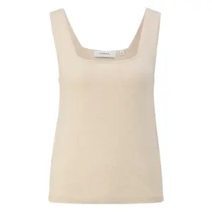 Women's Sleeveless Cotton Blend Sweater COMMA image-0