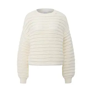 Openwork Knit Sweater Casual Fit Women COMMA image-0