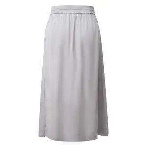 Women's Satin Midi Skirt with Tie Belt COMMA image-1