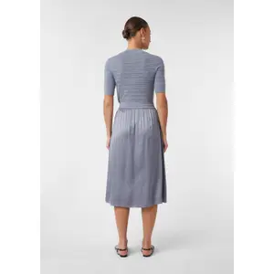 Women's Satin Midi Skirt with Tie Belt COMMA image-4