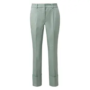 Women’s Relaxed Fit Cotton Trousers COMMA image-0