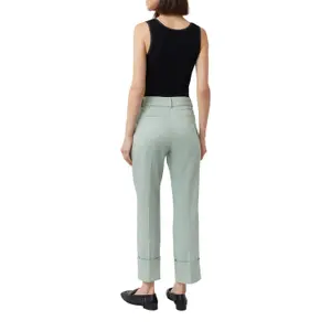 Women’s Relaxed Fit Cotton Trousers COMMA image-5