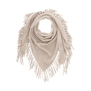 Fringed Triangle Scarf for Women COMMA image-0