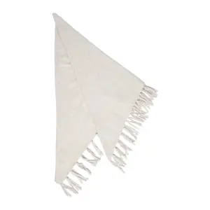 Fringed Triangle Scarf for Women COMMA image-1