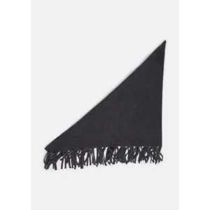Fringed Triangle Scarf for Women COMMA image-2