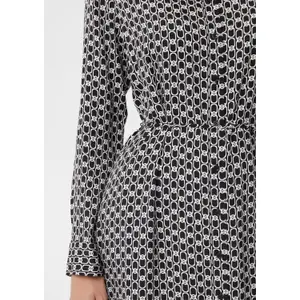 Long Graphic Print Shirt Dress Women COMMA image-3