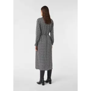 Long Graphic Print Shirt Dress Women COMMA image-4