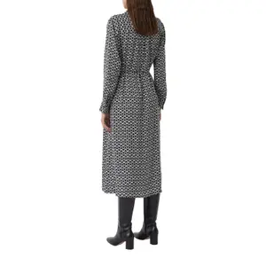 Long Graphic Print Shirt Dress Women COMMA image-5