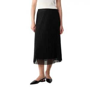 Women's Pleated Knit Skirt COMMA image-2