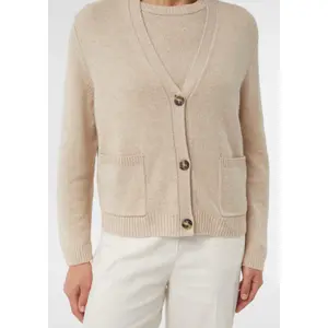 Women's Patch Pocket Cardigan COMMA image-3