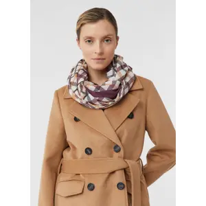 Women’s Printed Loop Scarf COMMA image-3