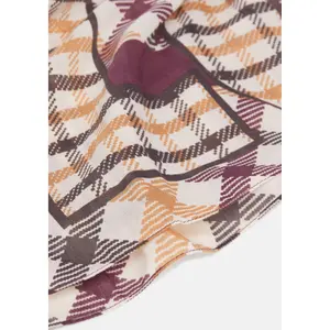 Women’s Printed Loop Scarf COMMA image-6