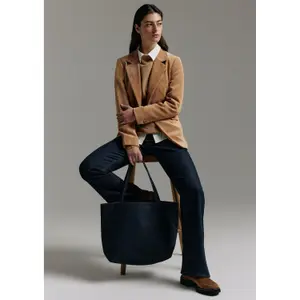 Women's Mid-Rise Flare Jeans COMMA image-6