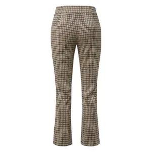 Women's Mid-Rise Fitted Flare Crop Trousers COMMA image-1