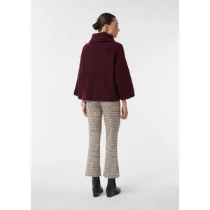 Women's Mid-Rise Fitted Flare Crop Trousers COMMA image-4