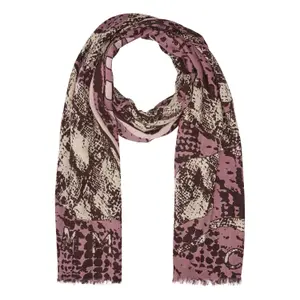 Printed Fine Twill Scarf Women COMMA image-0