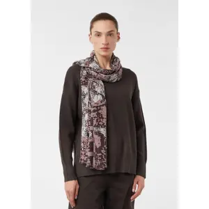 Printed Fine Twill Scarf Women COMMA image-4