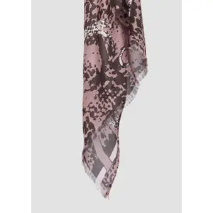 Printed Fine Twill Scarf Women COMMA image-6