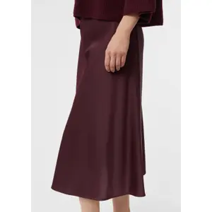 Satin Skirt for Women COMMA Midi image-3