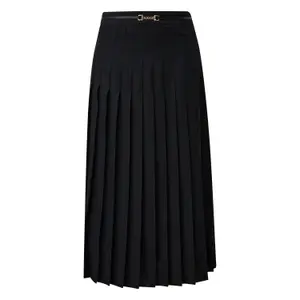 Pleated skirt for women COMMA Midi image-0