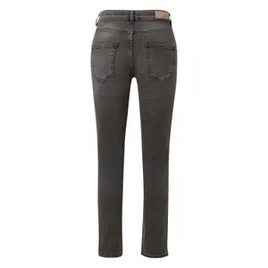 Mid-Rise Stretch Slim Jeans for Women COMMA image-1