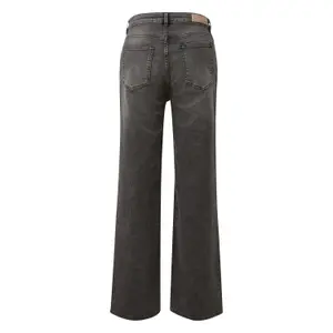 Women's Stretchy Wide Leg Jeans with Relaxed Wash COMMA image-1