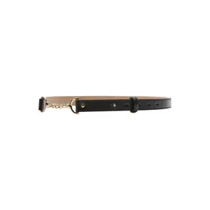 Leather Belt with Chain Detail Women COMMA image-0
