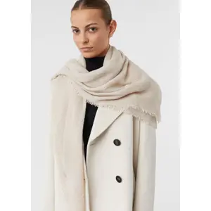 Fringed Wool Blend Scarf Women's COMMA image-3