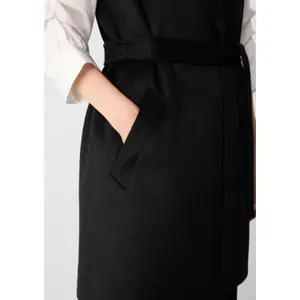 Women’s Sleeveless Coat with Notched Lapel COMMA image-3