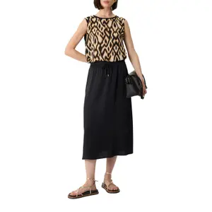 Satin Skirt for Women COMMA Midi image-6
