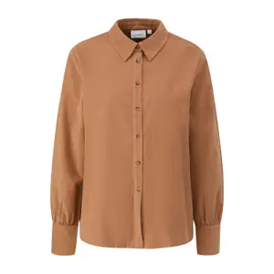Fine Corduroy Long Sleeve Shirt Women COMMA image-0