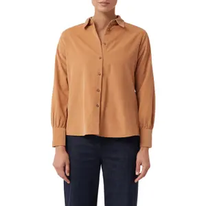 Fine Corduroy Long Sleeve Shirt Women COMMA image-2