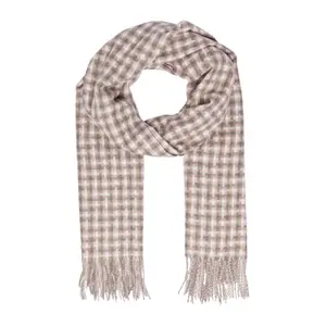Fringed Scarf with Color Interlacing for Women COMMA image-1