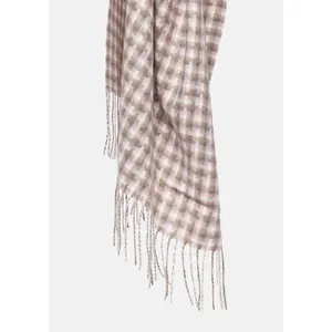 Fringed Scarf with Color Interlacing for Women COMMA image-6