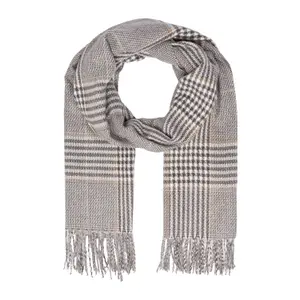 Fringed Scarf with Color Interlacing for Women COMMA image-1
